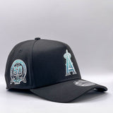 New Era 39Thirty A-Frame MLB Gradient Los Angeles Angels Black/Aqua