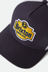 Brixton Genuine Quality MP Trucker Snapback Mood Indigo