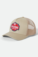 Brixton Genuine Quality MP Trucker Snapback Sand