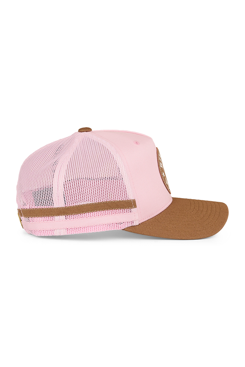 Ringers Western McCoy Kids Trucker Cap Pink/Clay