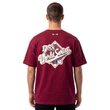 New Era MLB Autumn Mix Tee Los Angeles Dodgers Burgundy