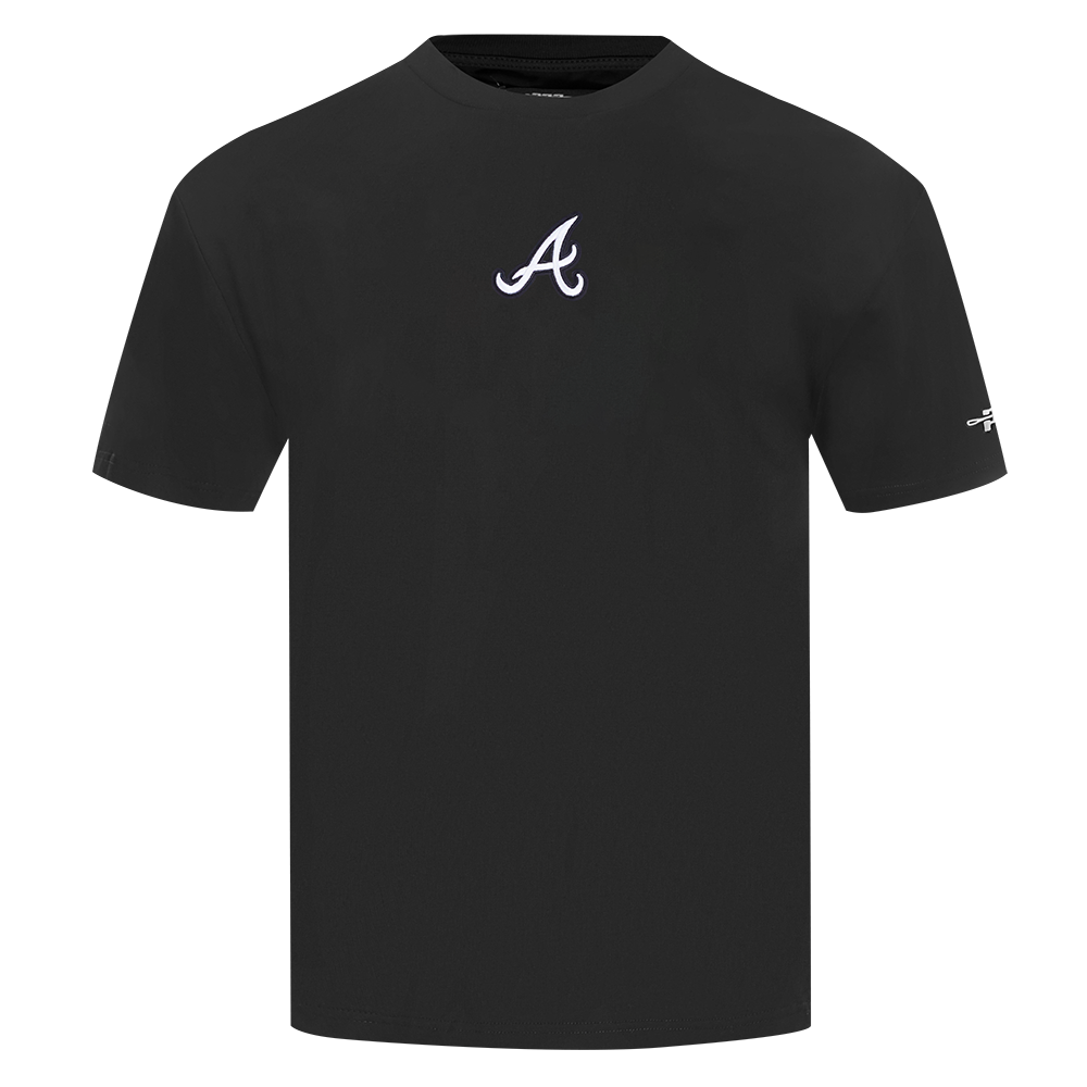 Pro Standard MLB Classic Icon Pro Drop Shoulder Tee Atlanta Braves Black