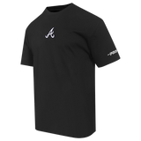 Pro Standard MLB Classic Icon Pro Drop Shoulder Tee Atlanta Braves Black