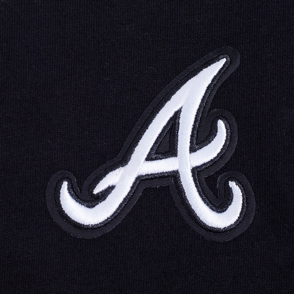 Pro Standard MLB Classic Icon Pro Drop Shoulder Tee Atlanta Braves Black