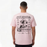 Mitchell & Ness NBA LA Champ Chrome Tee Los Angeles Lakers Corsage Pink