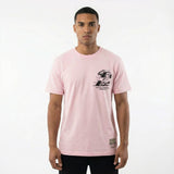 Mitchell & Ness NBA LA Champ Chrome Tee Los Angeles Lakers Corsage Pink