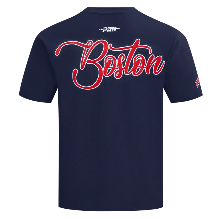 Pro Standard MLB City Signature Drop Shoulder Tee Boston Red Sox Midnight Navy