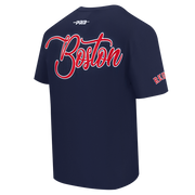 Pro Standard MLB City Signature Drop Shoulder Tee Boston Red Sox Midnight Navy