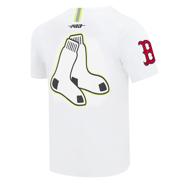 Pro Standard MLB Under The Lights Hi-Vis Tee Boston Red Sox White