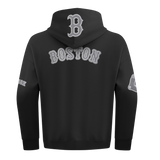 Pro Standard MLB Reverse French Terry Drop Shoulder Hoodie Boston Red Sox Black