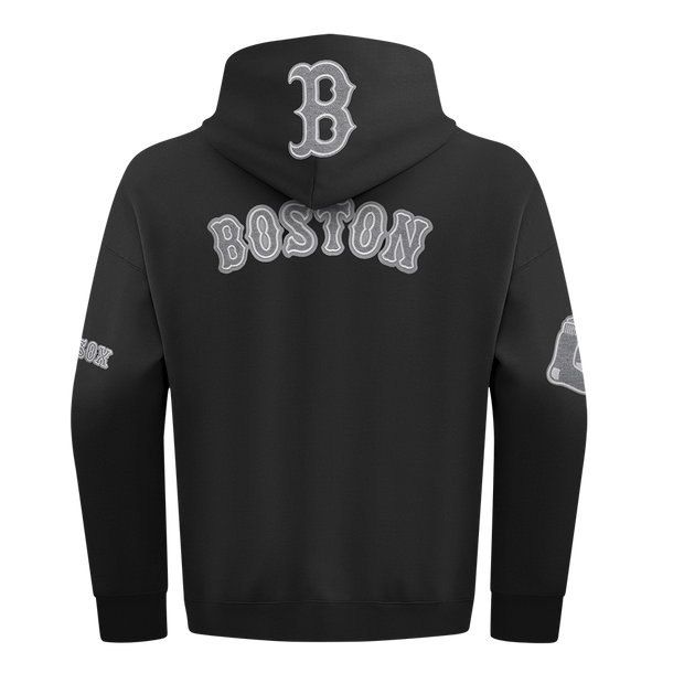 Pro Standard MLB Reverse French Terry Drop Shoulder Hoodie Boston Red Sox Black