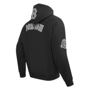 Pro Standard MLB Reverse French Terry Drop Shoulder Hoodie Boston Red Sox Black
