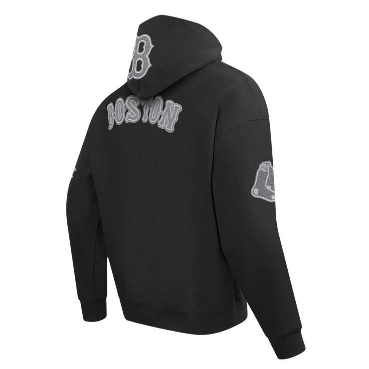 Pro Standard MLB Reverse French Terry Drop Shoulder Hoodie Boston Red Sox Black