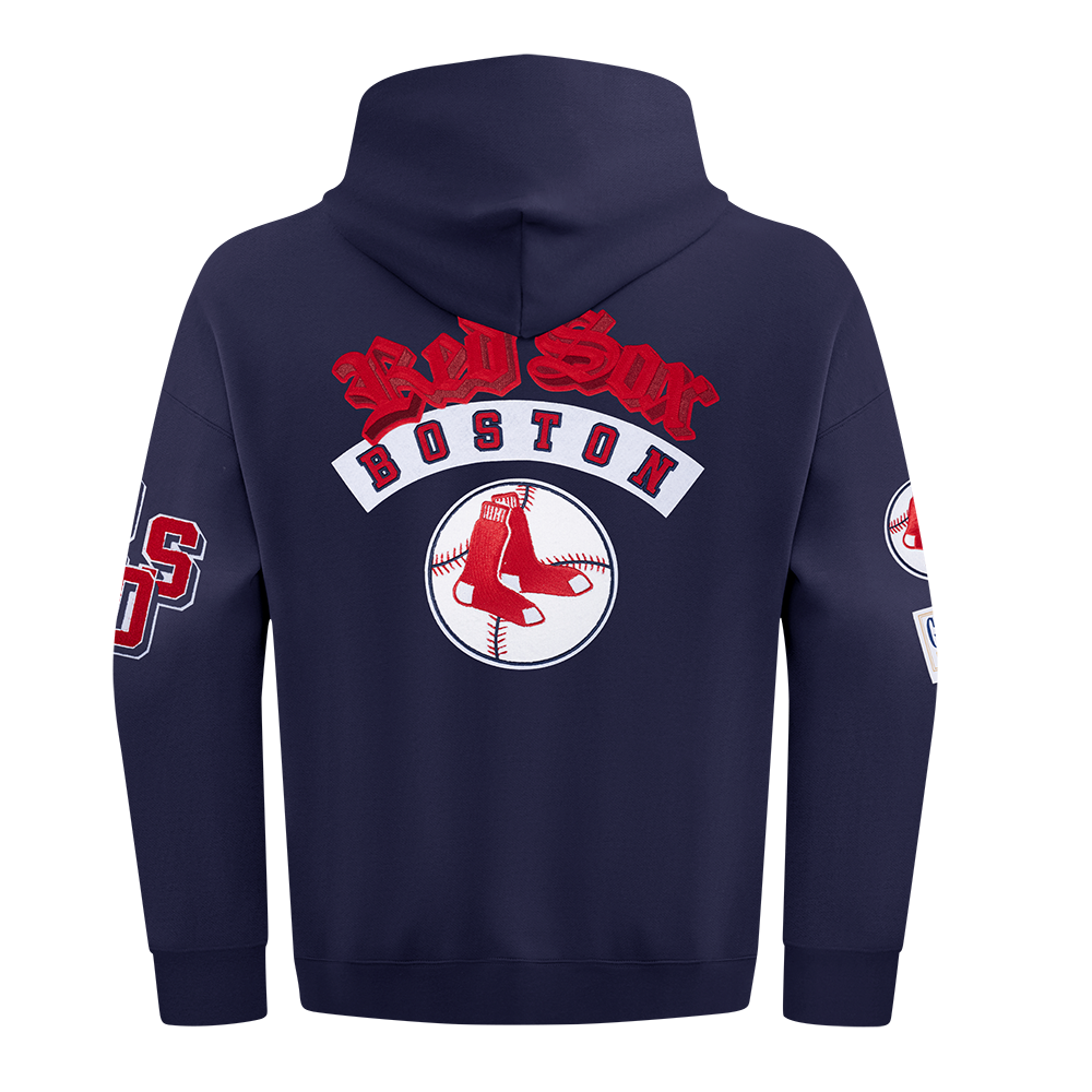 Pro Standard MLB Best Of Drop Shoulder Hoodie Boston Red Sox Midnight Navy