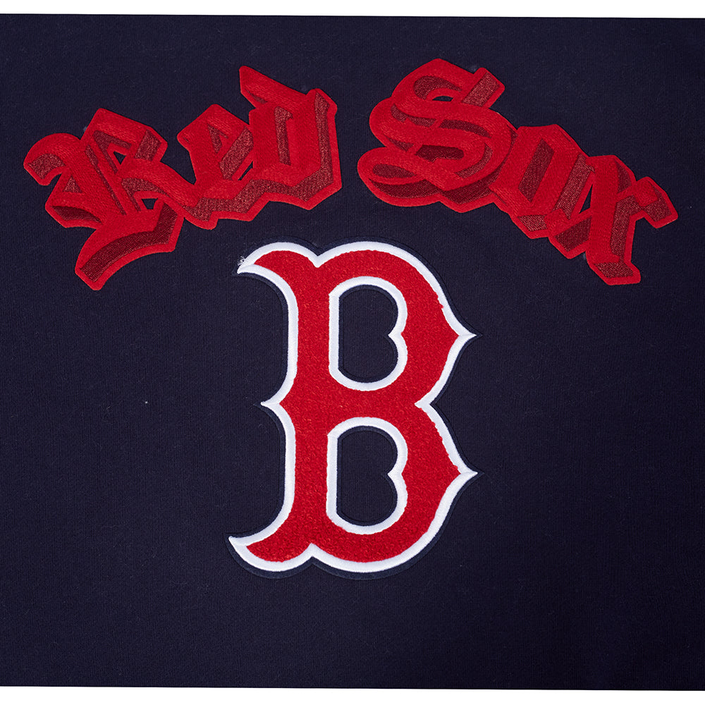 Pro Standard MLB Best Of Drop Shoulder Hoodie Boston Red Sox Midnight Navy