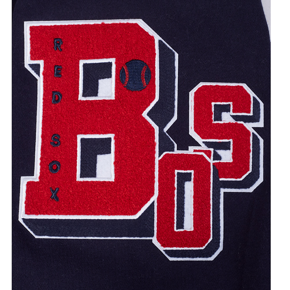 Pro Standard MLB Best Of Drop Shoulder Hoodie Boston Red Sox Midnight Navy
