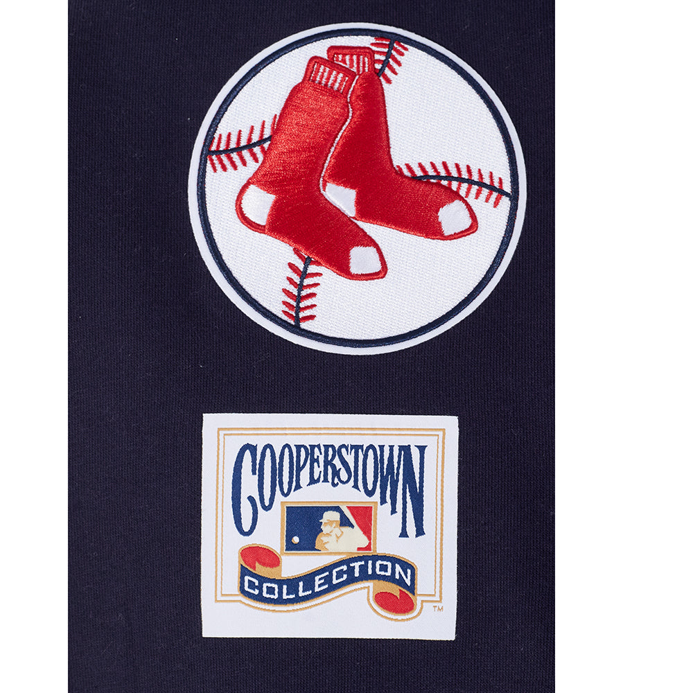 Pro Standard MLB Best Of Drop Shoulder Hoodie Boston Red Sox Midnight Navy