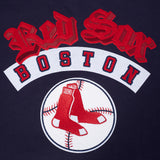 Pro Standard MLB Best Of Drop Shoulder Hoodie Boston Red Sox Midnight Navy