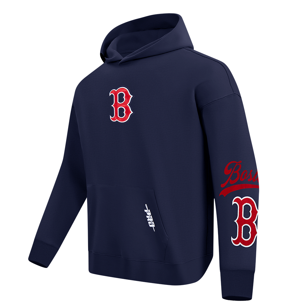 Pro Standard MLB Living Large Drop Shoulder Hood Boston Red Sox Navy