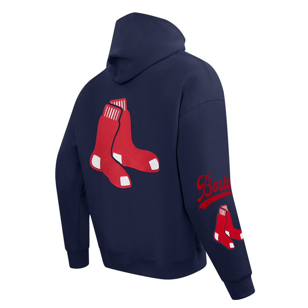 Pro Standard MLB Living Large Drop Shoulder Hood Boston Red Sox Navy