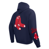 Pro Standard MLB Living Large Drop Shoulder Hood Boston Red Sox Navy