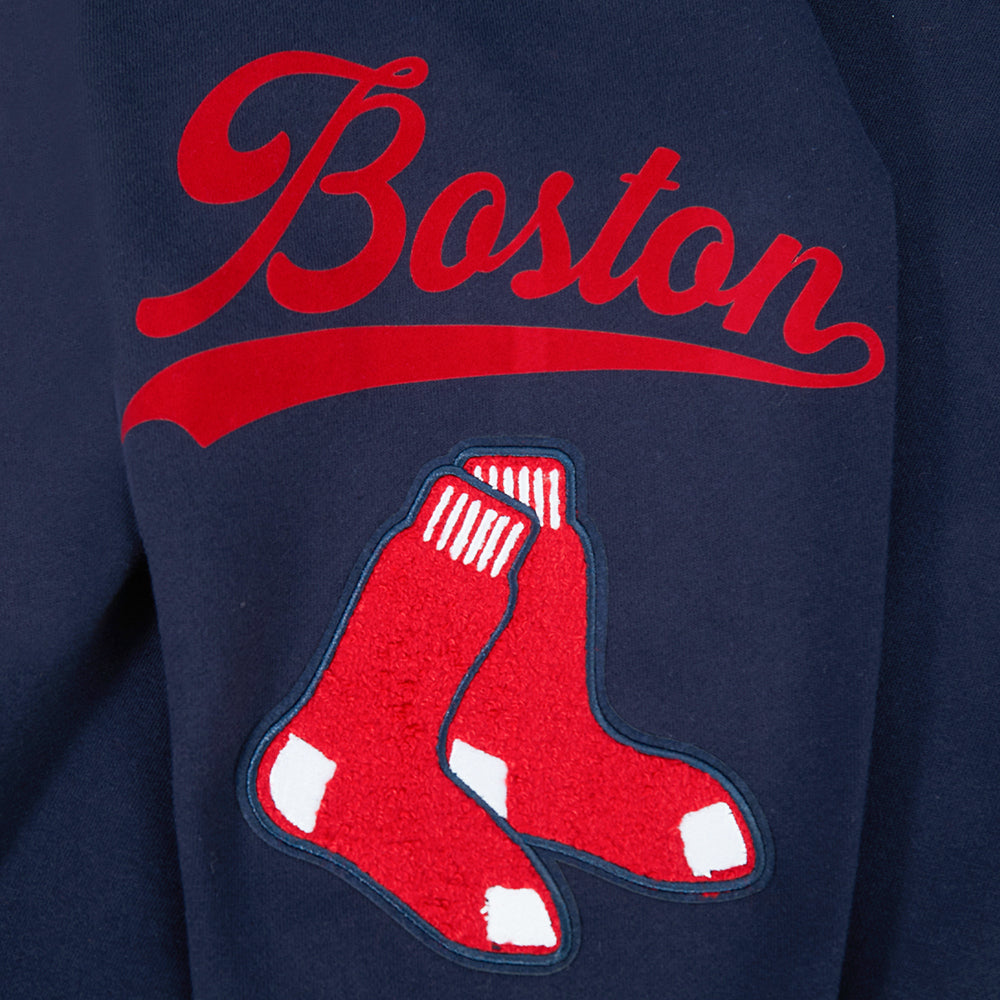 Pro Standard MLB Living Large Drop Shoulder Hood Boston Red Sox Navy