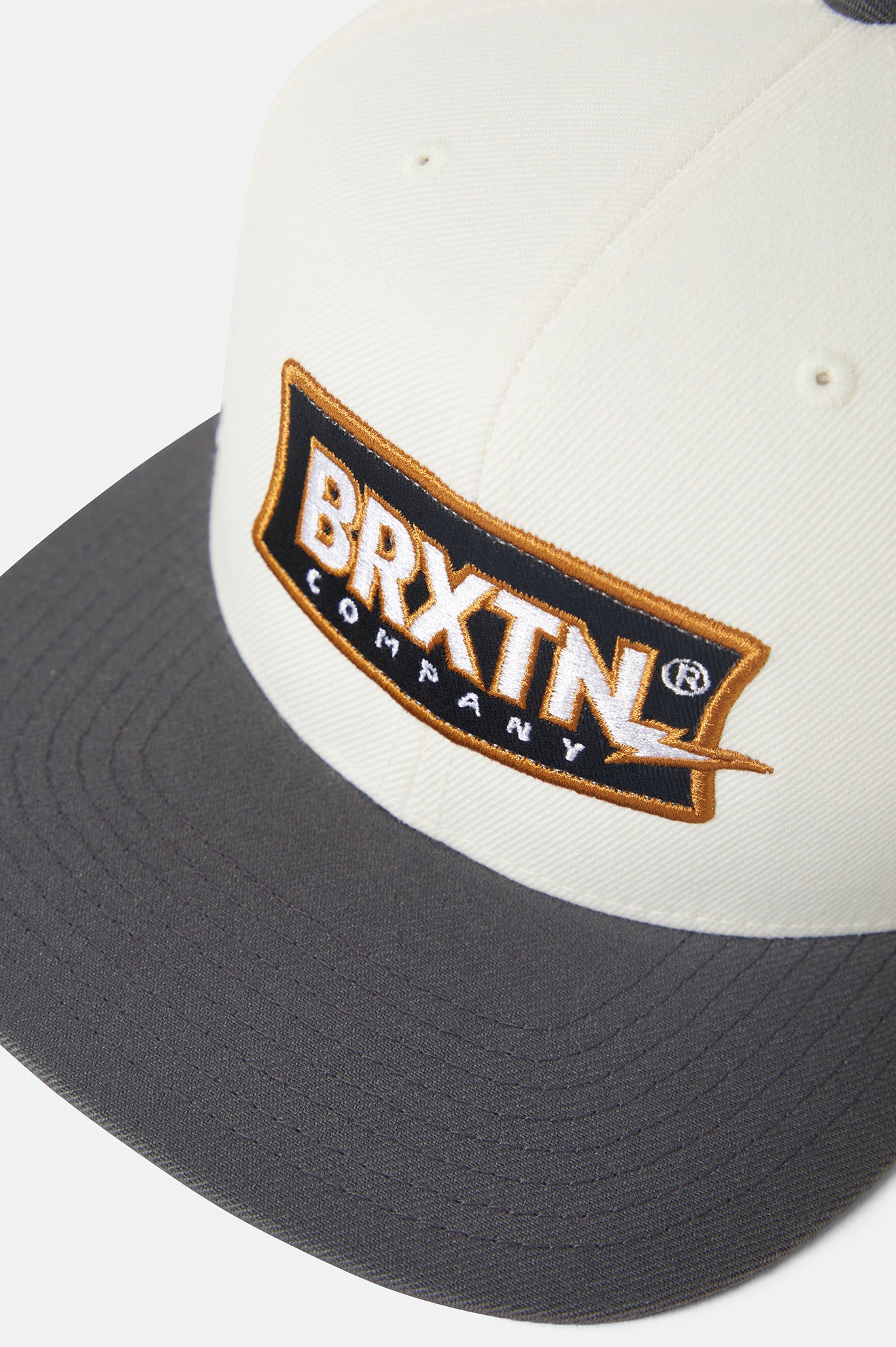 Brixton Lightning Snapback Off White/Charcoal