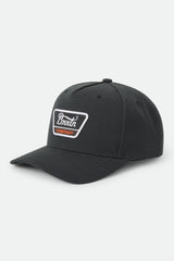 Brixton Linwood C MP Snapback Black/Orange/White