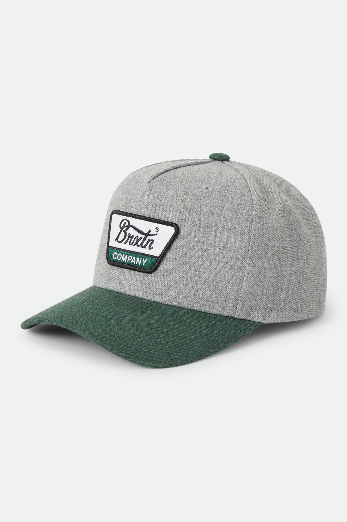 Brixton Linwood C MP Snapback Dark Heather Grey/Dark Green