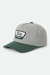 Brixton Linwood C MP Snapback Dark Heather Grey/Dark Green