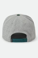 Brixton Linwood C MP Snapback Dark Heather Grey/Dark Green