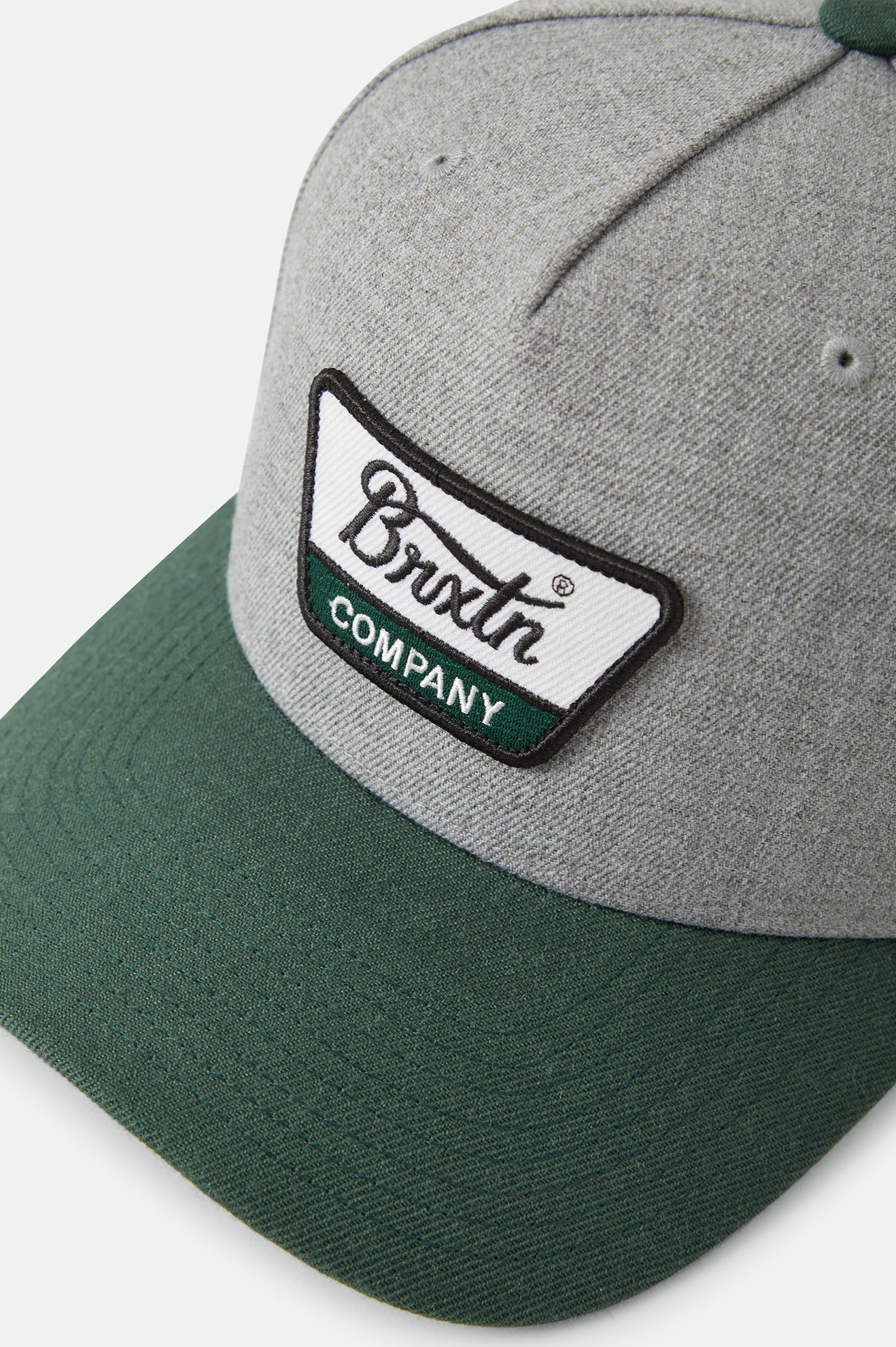 Brixton Linwood C MP Snapback Dark Heather Grey/Dark Green