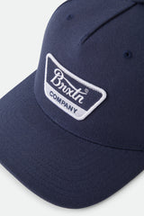 Brixton Linwood C MP Snapback Washed Navy/White