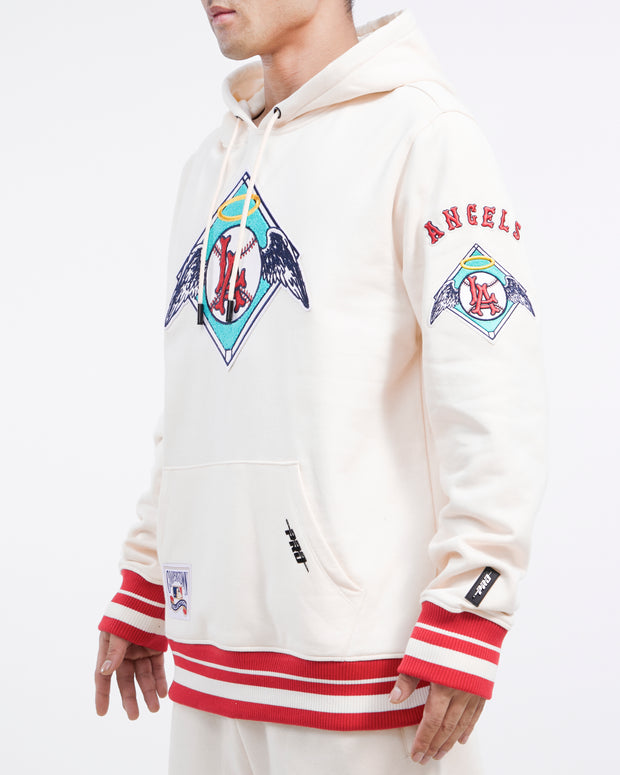 Pro Standard MLB Retro Classic Rib Fleece Hoodie Los Angeles Angels