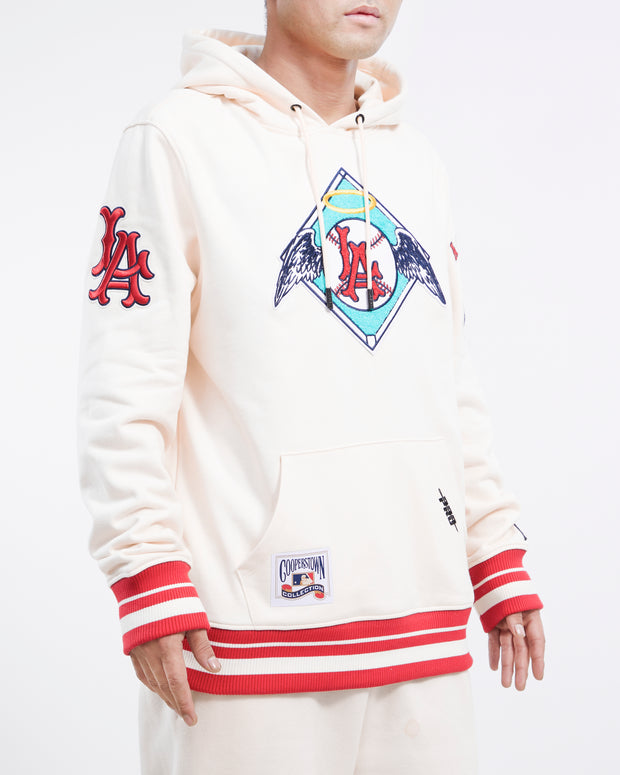 Pro Standard MLB Retro Classic Rib Fleece Hoodie Los Angeles Angels