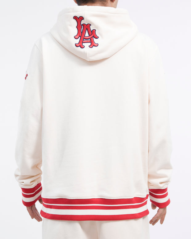 Pro Standard MLB Retro Classic Rib Fleece Hoodie Los Angeles Angels