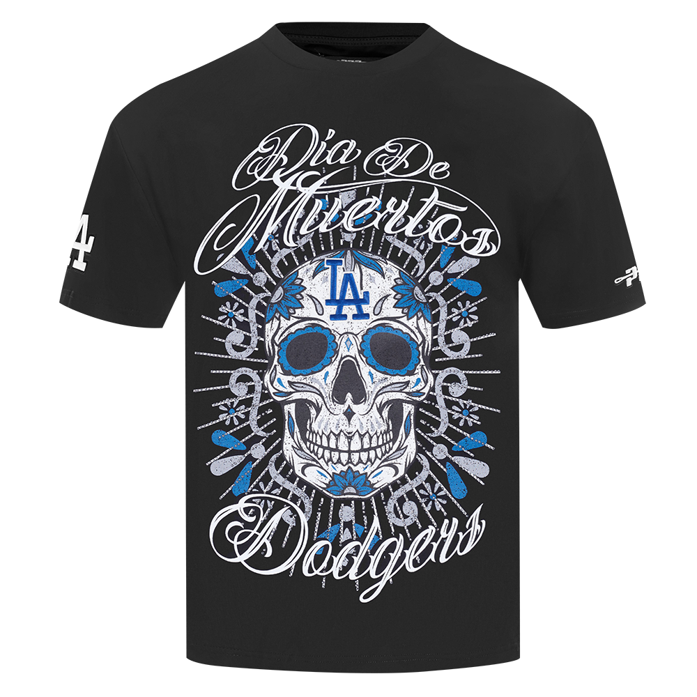 Pro Standard MLB Eternal Skull Drop Shoulder Tee Los Angeles Dodgers Black