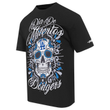 Pro Standard MLB Eternal Skull Drop Shoulder Tee Los Angeles Dodgers Black