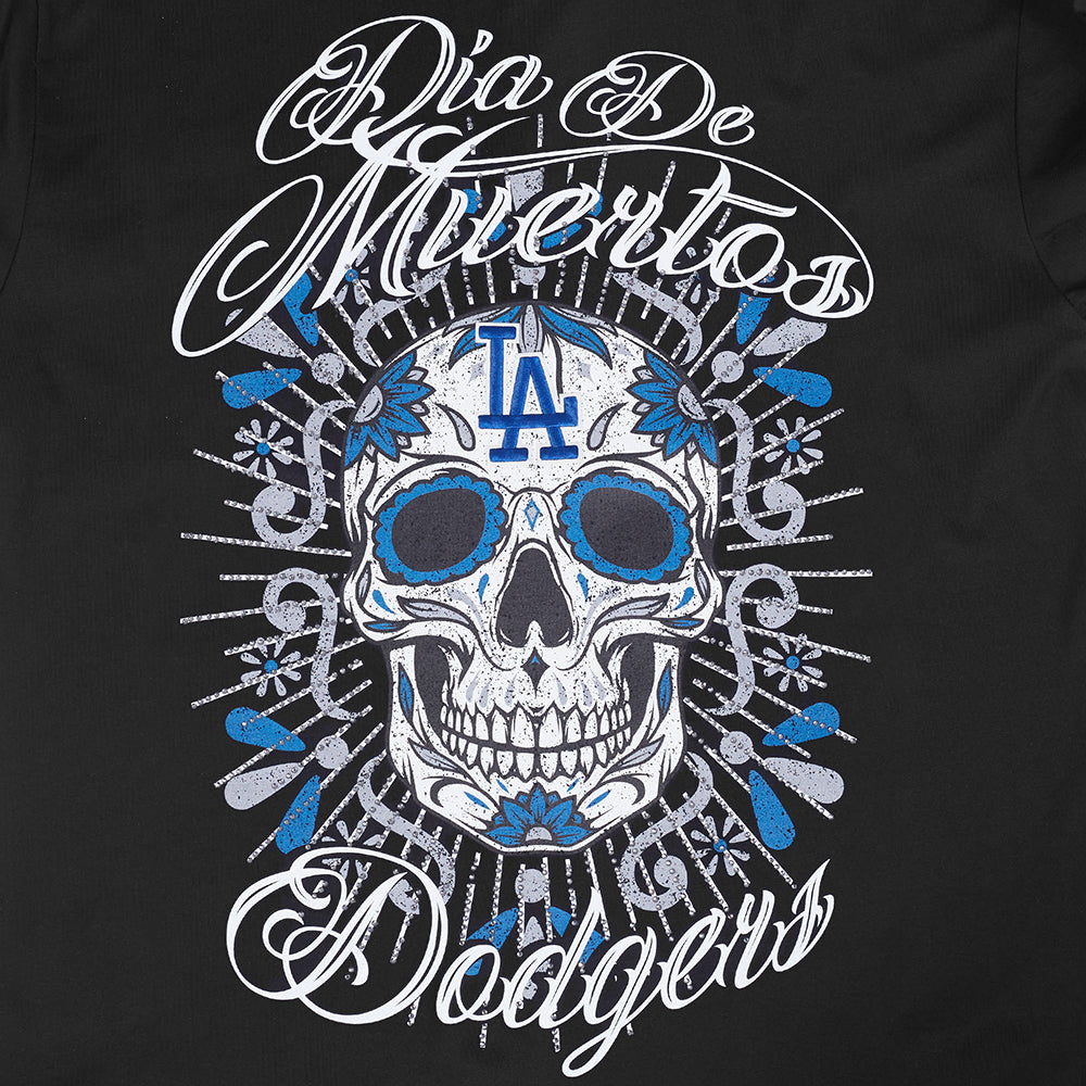 Pro Standard MLB Eternal Skull Drop Shoulder Tee Los Angeles Dodgers Black