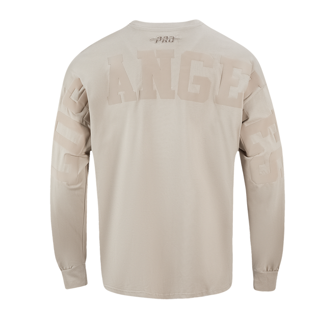 Pro Standard MLB Wingspan Drop Shoulder Longsleeve Tee Los Angeles Dodgers Taupe
