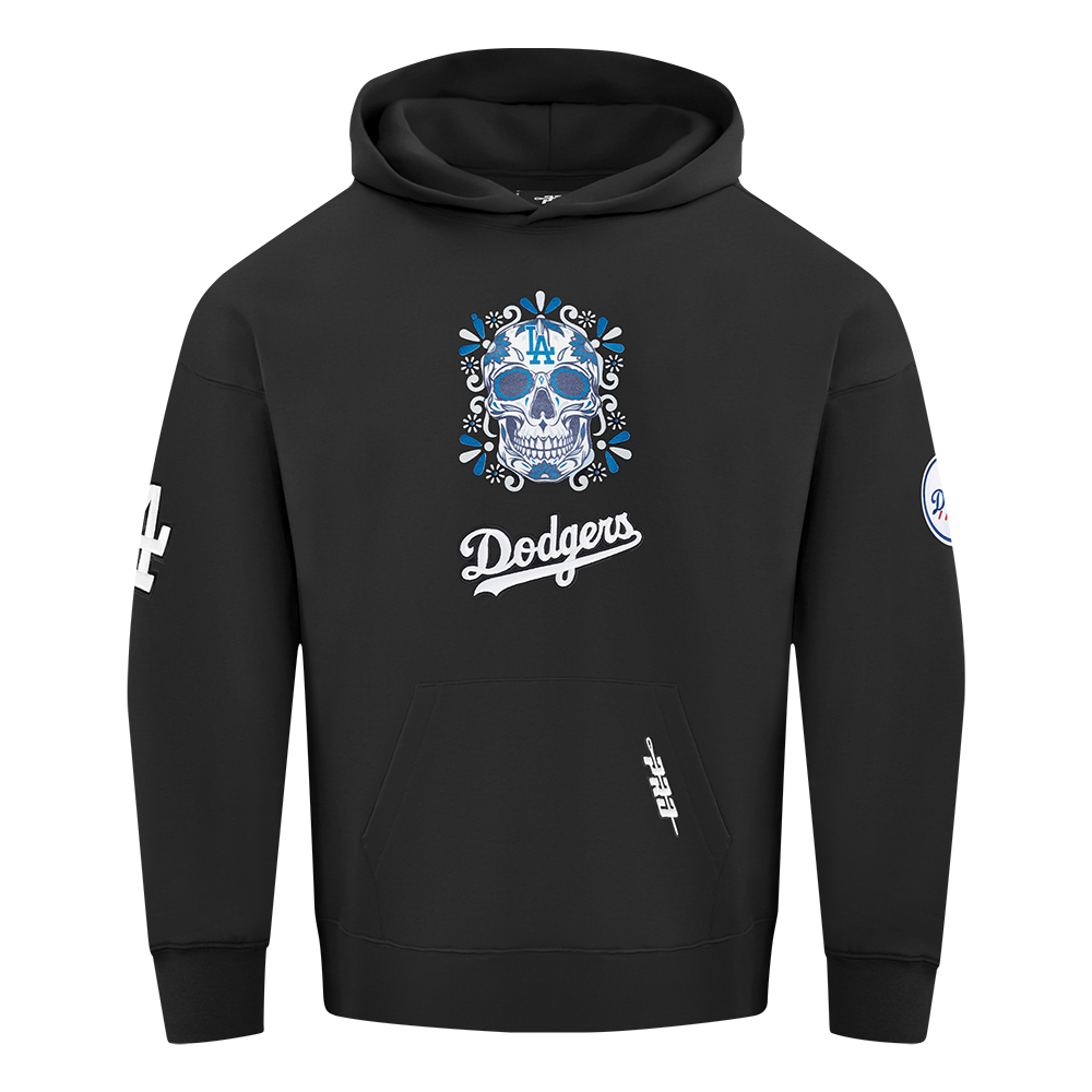 Pro Standard MLB Eternal Skull Drop Shoulder Hoodie Los Angeles Dodgers Black