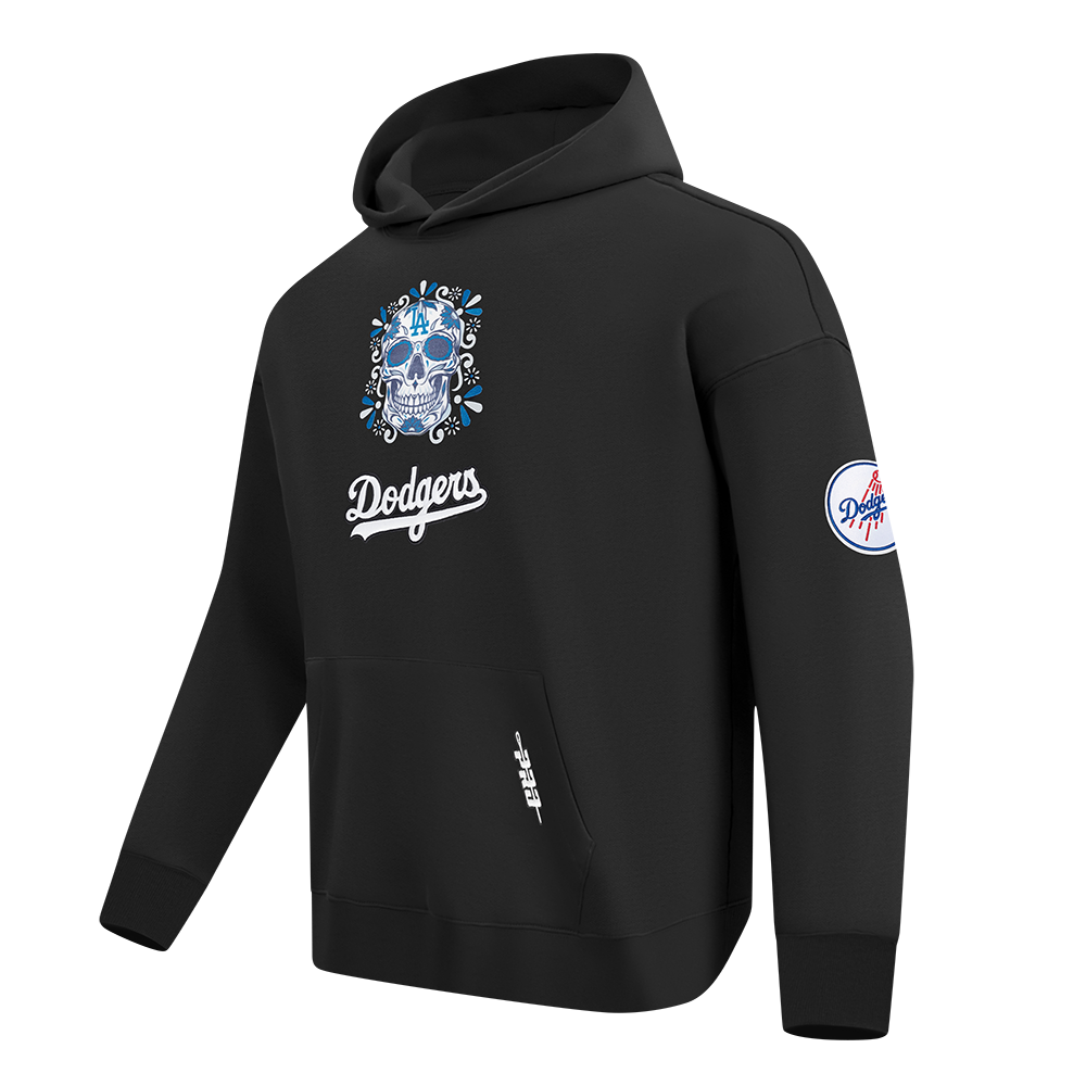 Pro Standard MLB Eternal Skull Drop Shoulder Hoodie Los Angeles Dodgers Black