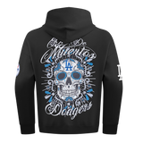 Pro Standard MLB Eternal Skull Drop Shoulder Hoodie Los Angeles Dodgers Black