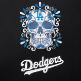 Pro Standard MLB Eternal Skull Drop Shoulder Hoodie Los Angeles Dodgers Black