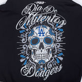 Pro Standard MLB Eternal Skull Drop Shoulder Hoodie Los Angeles Dodgers Black