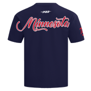 Pro Standard MLB City Signature Drop Shoulder Tee Minnesota Twins Midnight Navy