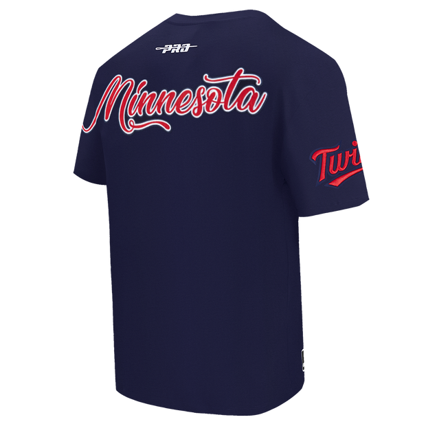 Pro Standard MLB City Signature Drop Shoulder Tee Minnesota Twins Midnight Navy