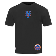 Pro Standard MLB Wingspan Drop Shoulder Tee New York Mets Black