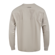 Pro Standard MLB Wingspan Drop Shoulder Longsleeve Tee New York Yankees Taupe
