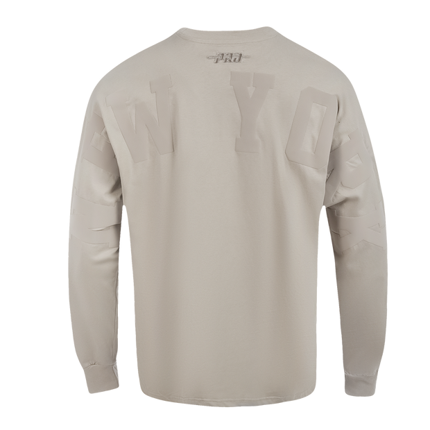 Pro Standard MLB Wingspan Drop Shoulder Longsleeve Tee New York Yankees Taupe